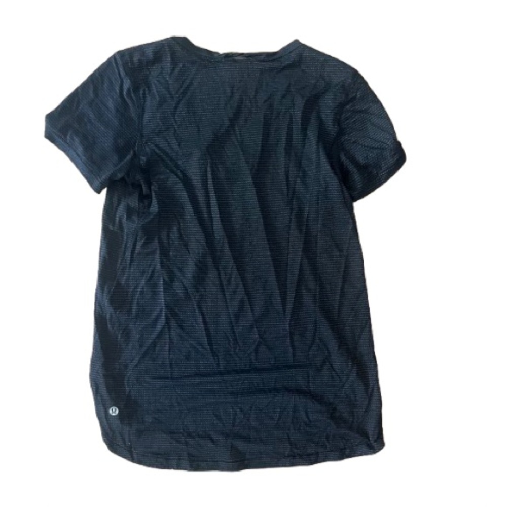 Lululemon What The Sport Tee Mesh Black 4. - Picture 9 of 10